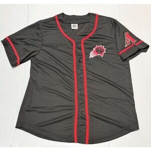 Something Inked Phoenix Suns Arizona Diamondbacks Crossover Jersey XL Gray Red‎